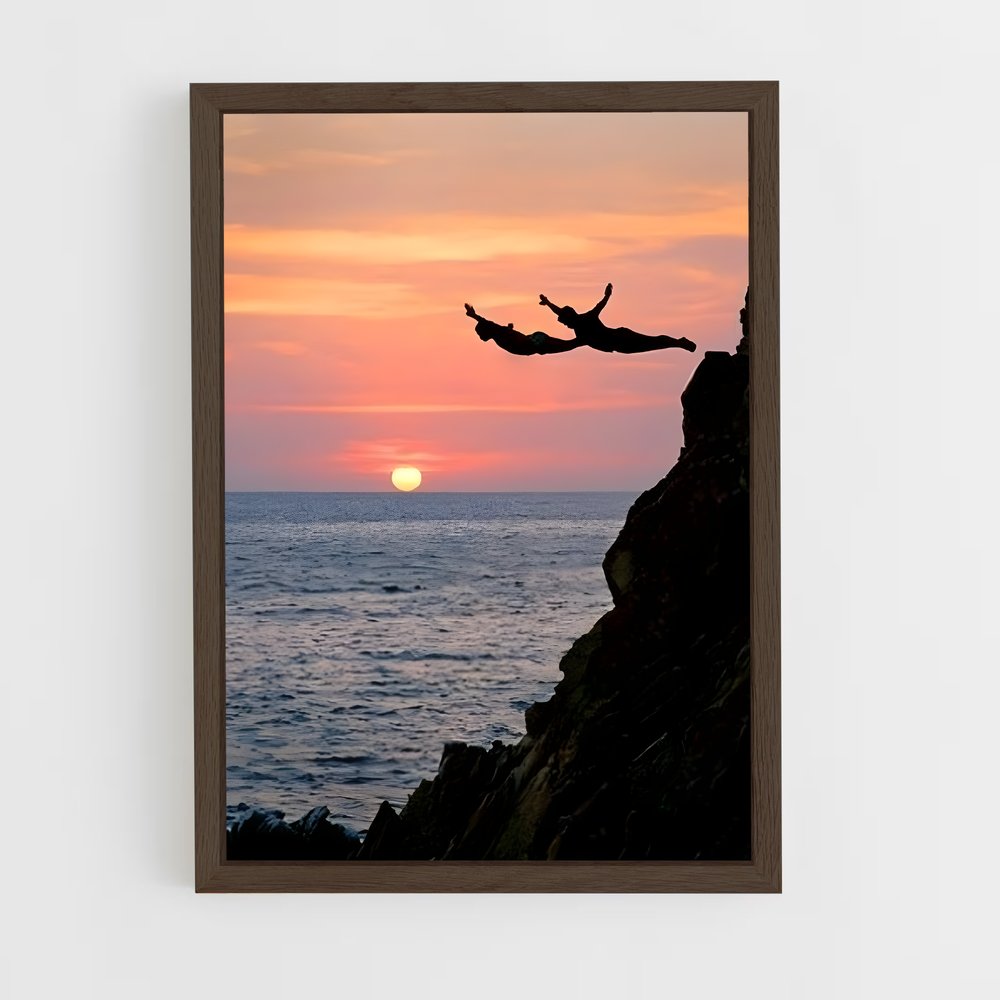 Poster quebrada acapulco – affiche Plongeon de falaise (vue 5)